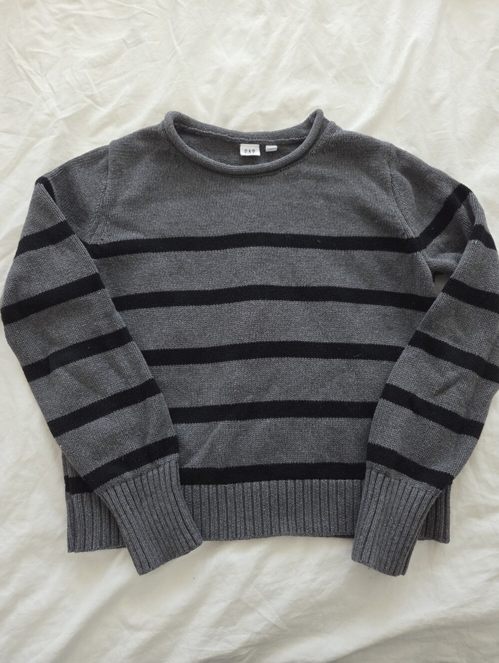 100% Cotton Rolled Neck Knit Sweater GAP